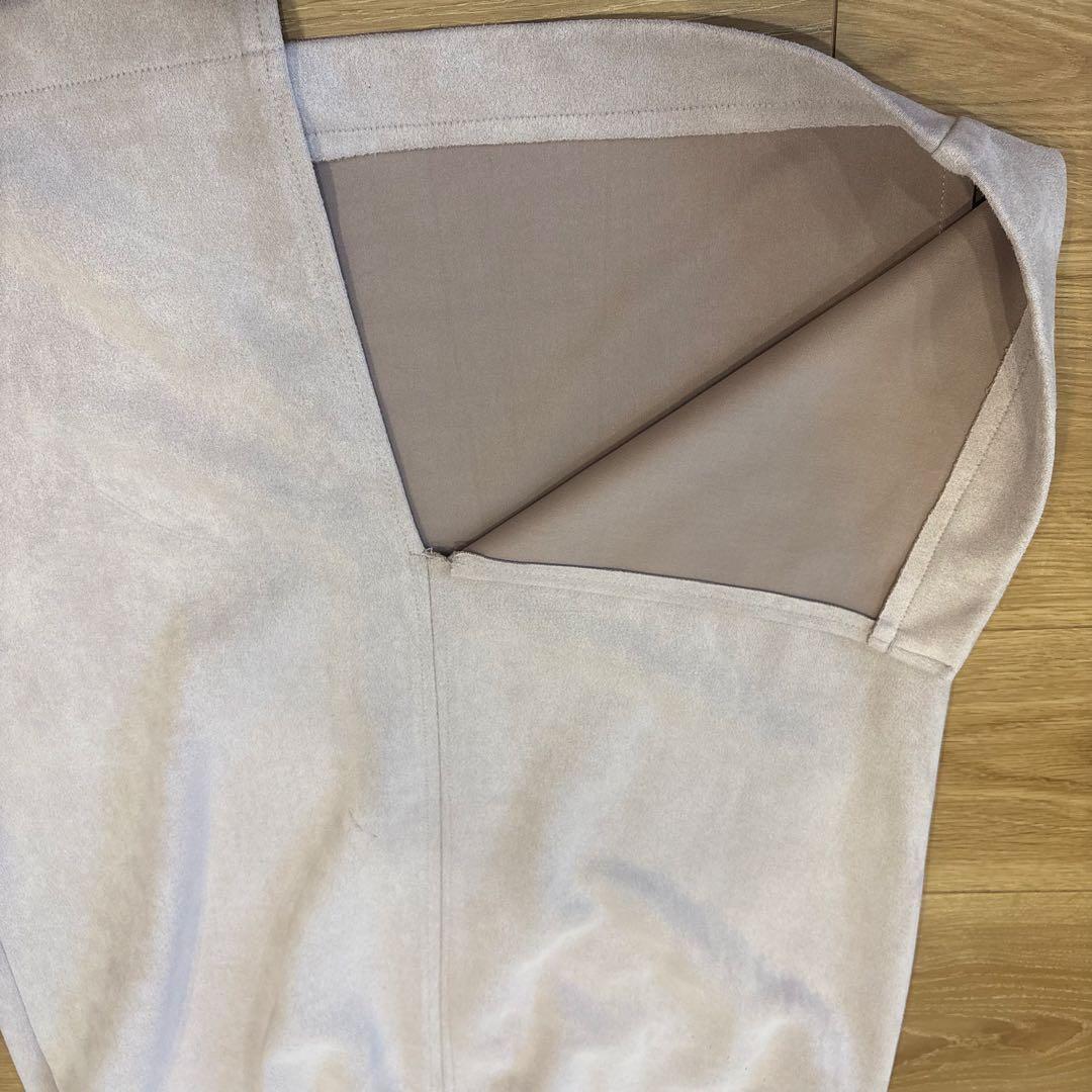 .CHIPCLIP タイトスカート ロング　スリット ベージュ M ウエストゴム 6