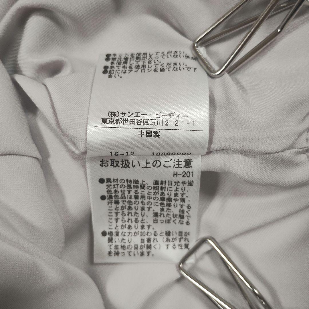 プロポーション ライトグレー ワイドパンツ 装飾ボタン付き S 春 カジュアル 9