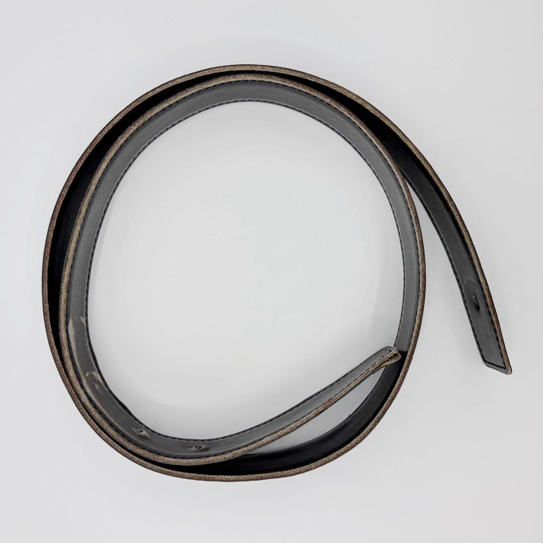 ⭐️良品⭐️ エルメス レザー ベルト 80 ブラック ブルージーン 3