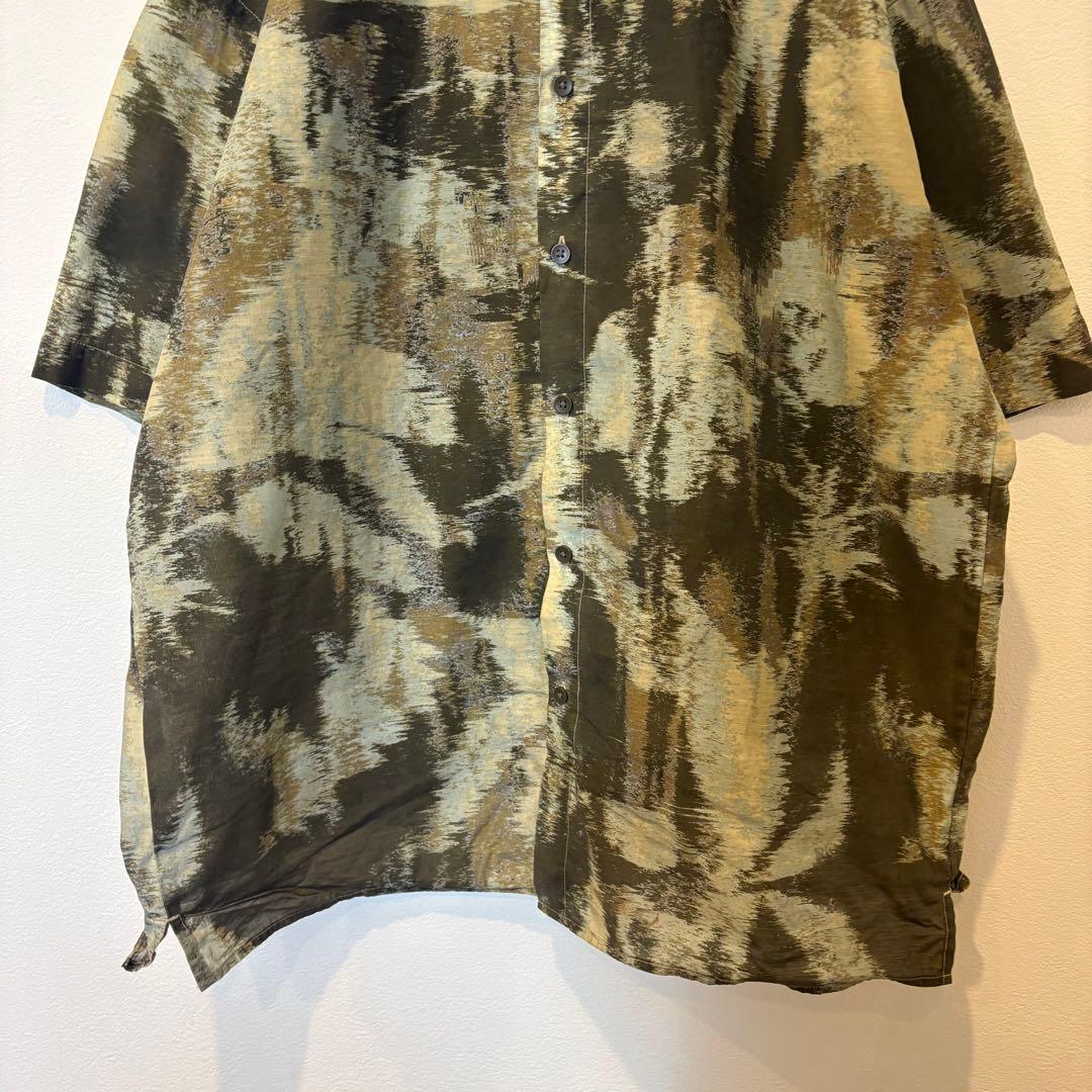 アーバンレヴィヴォ　総柄 半袖シャツ ビッグシルエット L 大きい　迷彩 4
