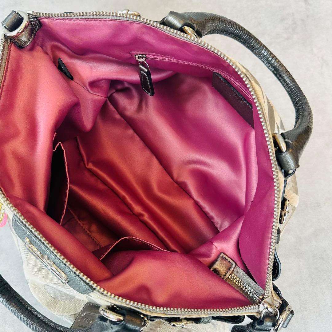 COACH Madison Signature Opart Handbag 12