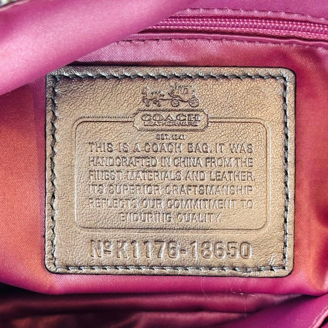 COACH Madison Signature Opart Handbag 14