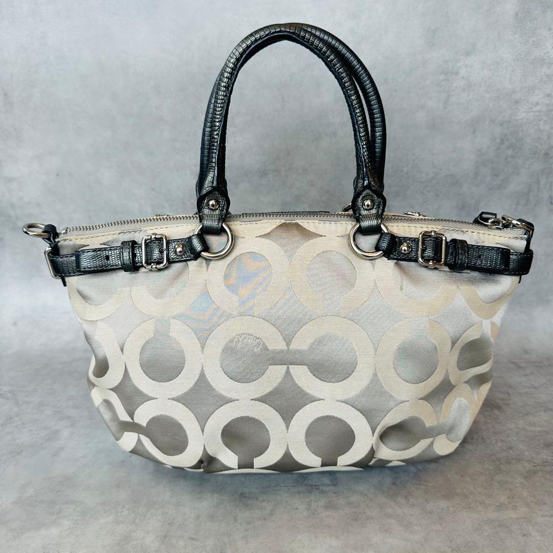 COACH Madison Signature Opart Handbag 3