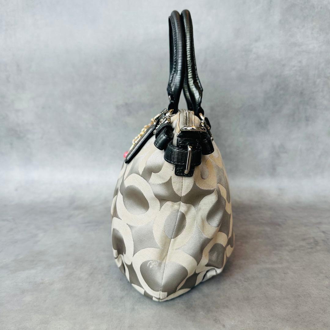 COACH Madison Signature Opart Handbag 5