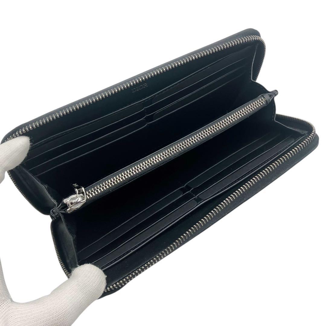 美品✨ クリスチャンディオール CD Icon ロングジップウォレット 4