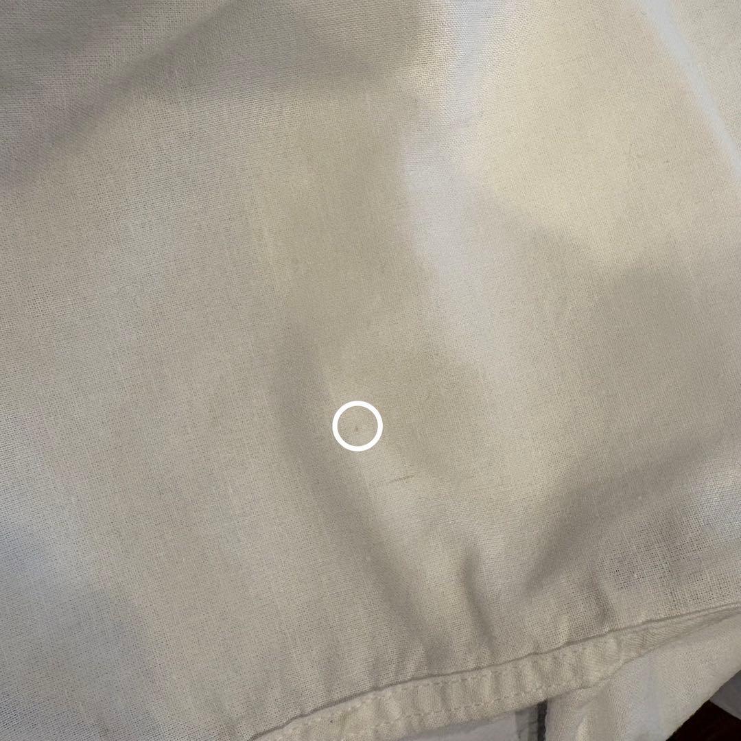 Beno 長袖シャツ 七分袖 胸ポケット 白　ホワイト Mサイズ　無地　シンプル 8