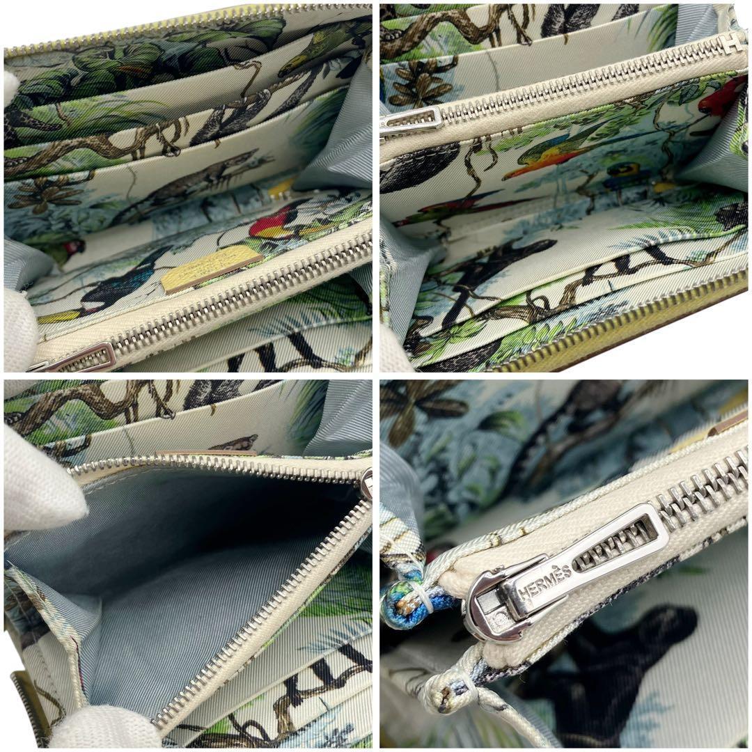 美品✨ エルメス アザップ シルクイン コンパクト イエロー 刻印Z 5