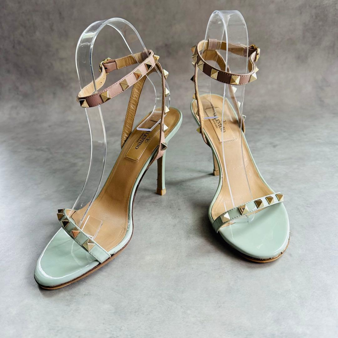 VALENTINO GARAVANI ロックスタッズ アンクルストラップサンダル 4