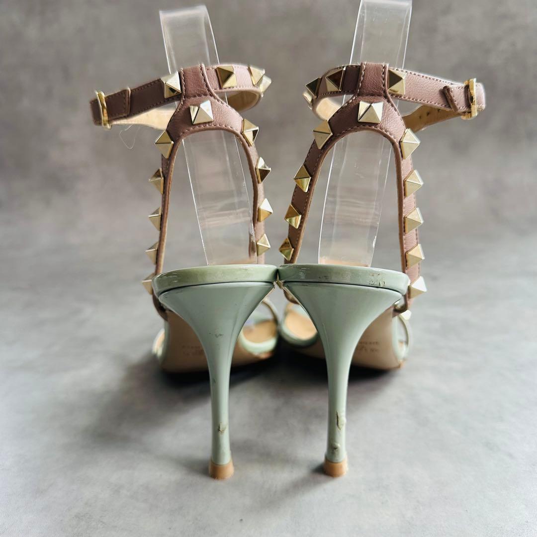 VALENTINO GARAVANI ロックスタッズ アンクルストラップサンダル 7