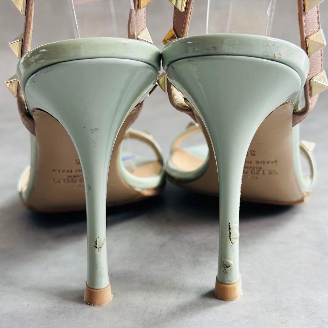 VALENTINO GARAVANI ロックスタッズ アンクルストラップサンダル 8