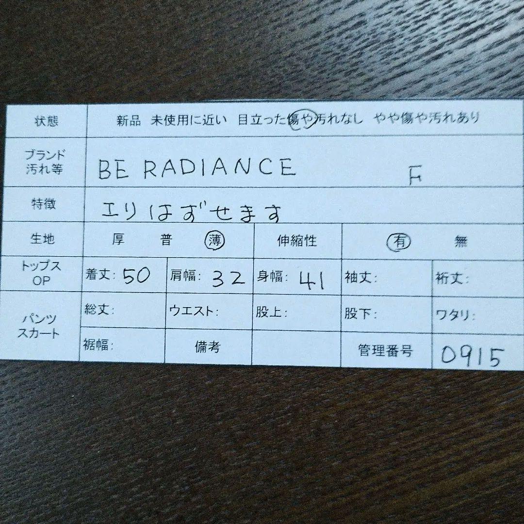 ビーラディエンス レース襟のライトブルー ノースリーブトップス 刺繍 着回し抜群 10