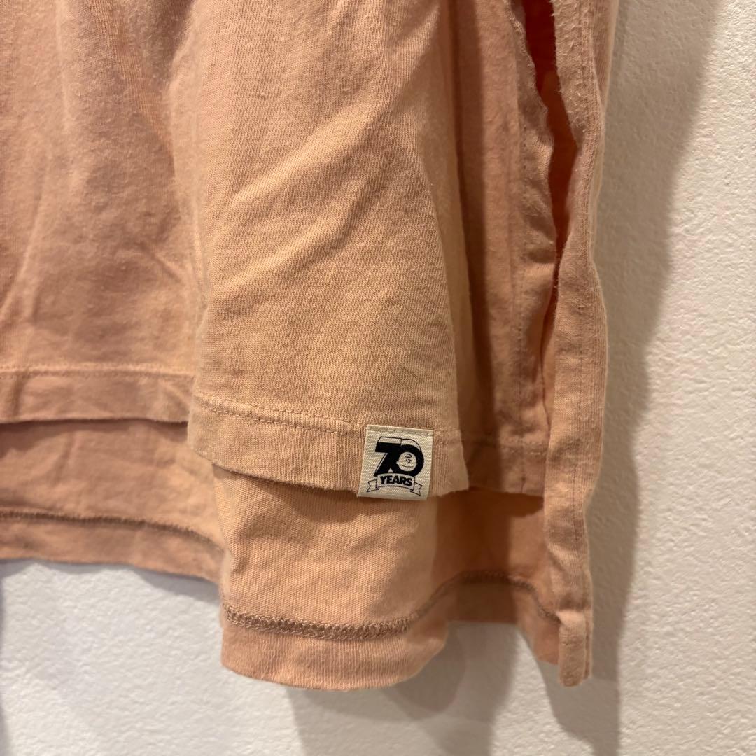 ユニクロ UT スヌーピー 半袖Tシャツ オレンジ　プリント M レディース 4