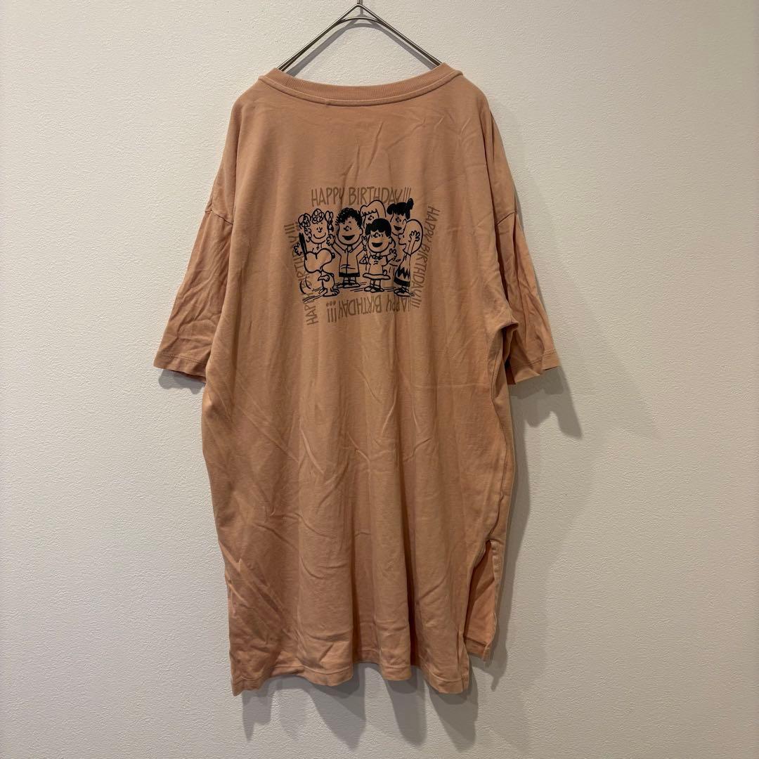 ユニクロ UT スヌーピー 半袖Tシャツ オレンジ　プリント M レディース 6