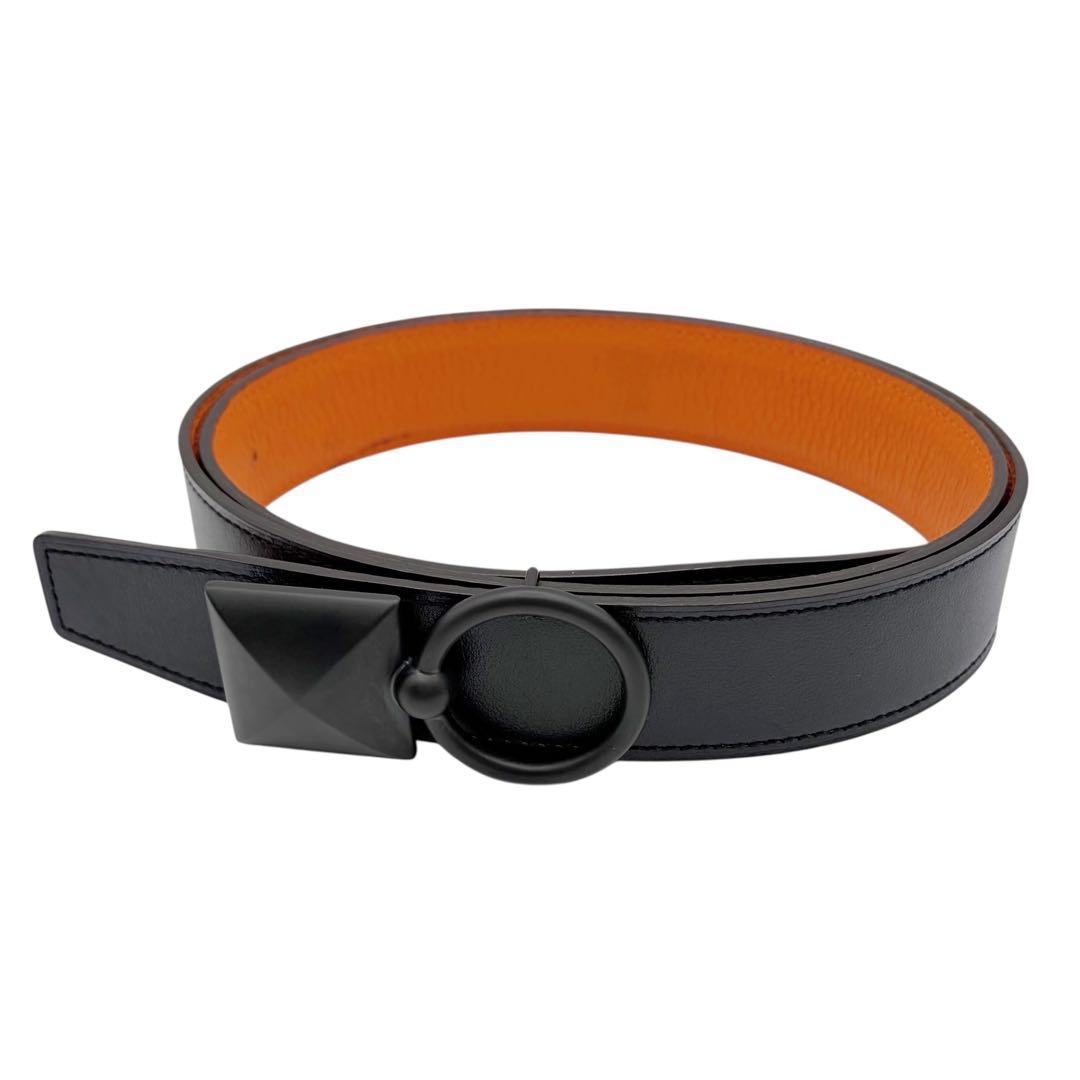 ⭐️美品⭐️ エルメス ベルト メドールXO 90 レザー ブラック 2