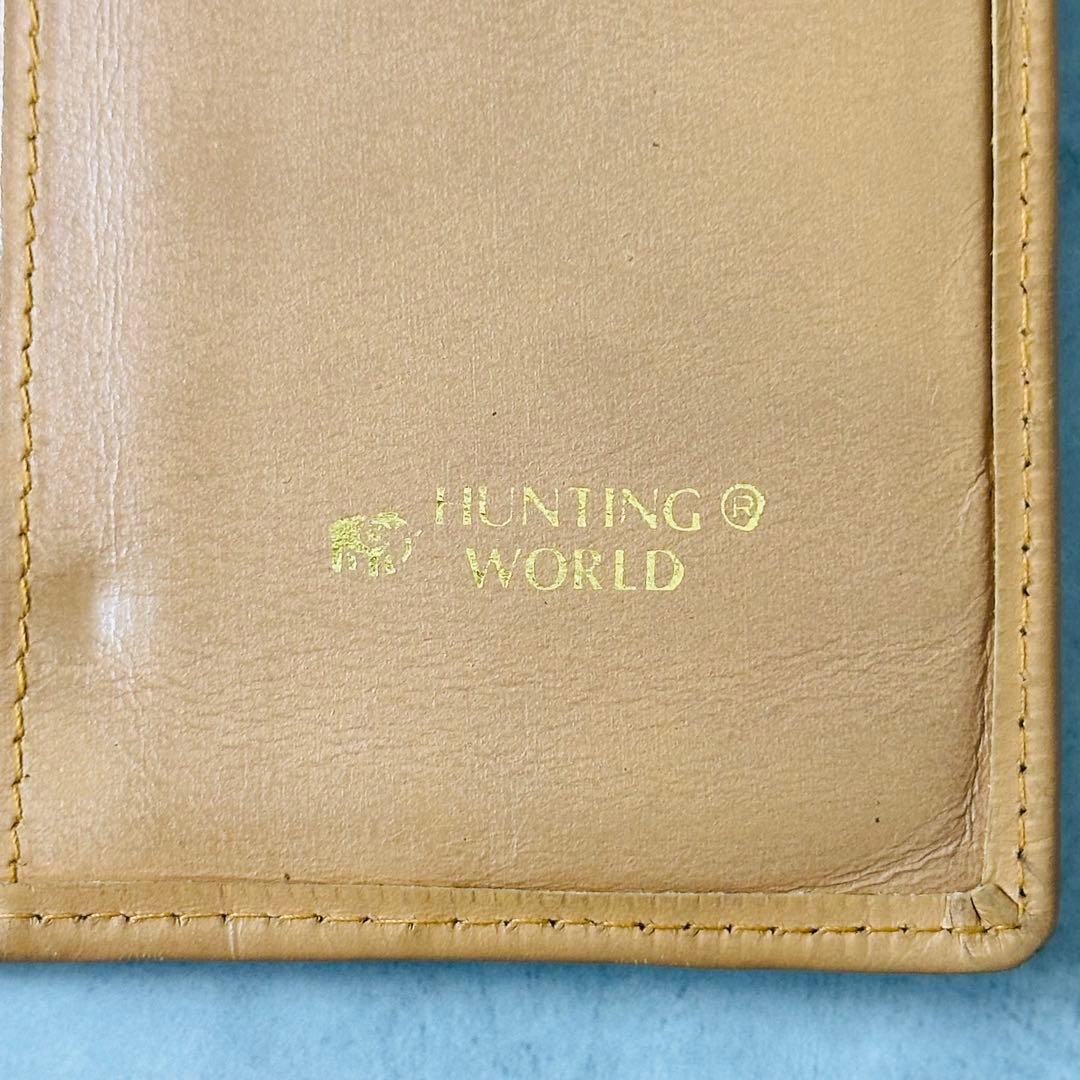 HUNTING WORLD バチュー・クロス　二つ折り長財布 14