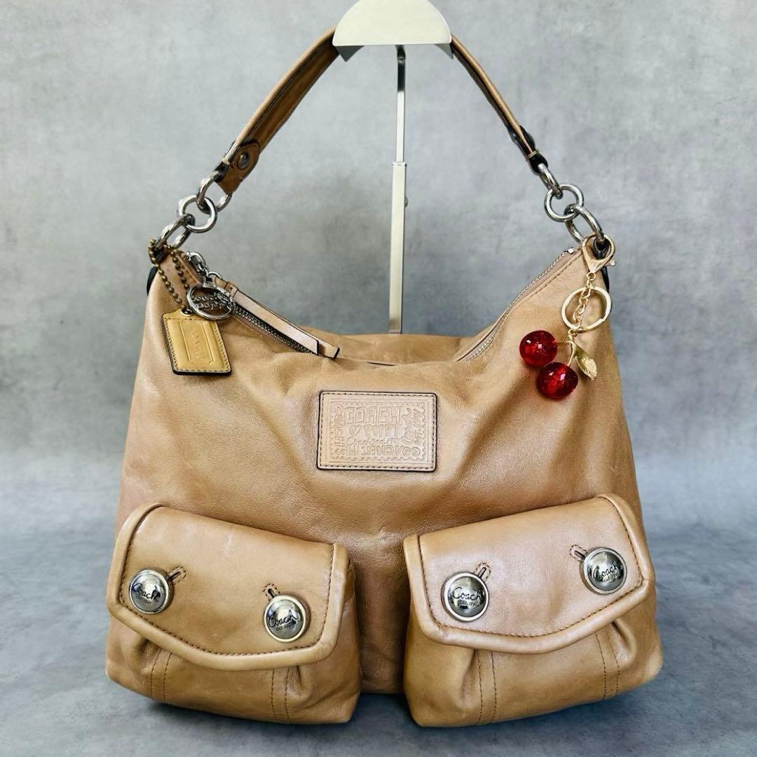 Y2K COACH Poppy Double Pocket 2way Bag ① 2