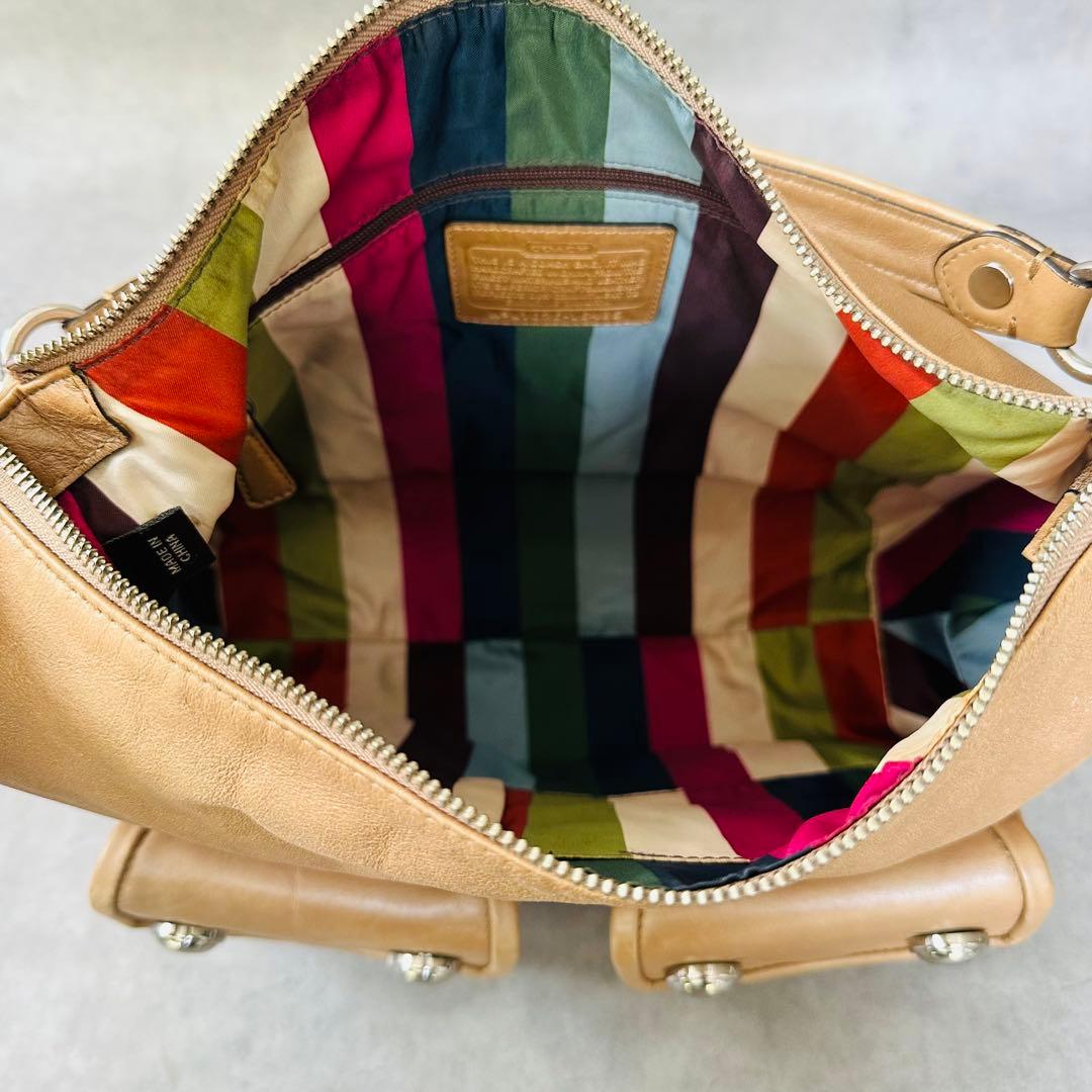 Y2K COACH Poppy Double Pocket 2way Bag ① 12