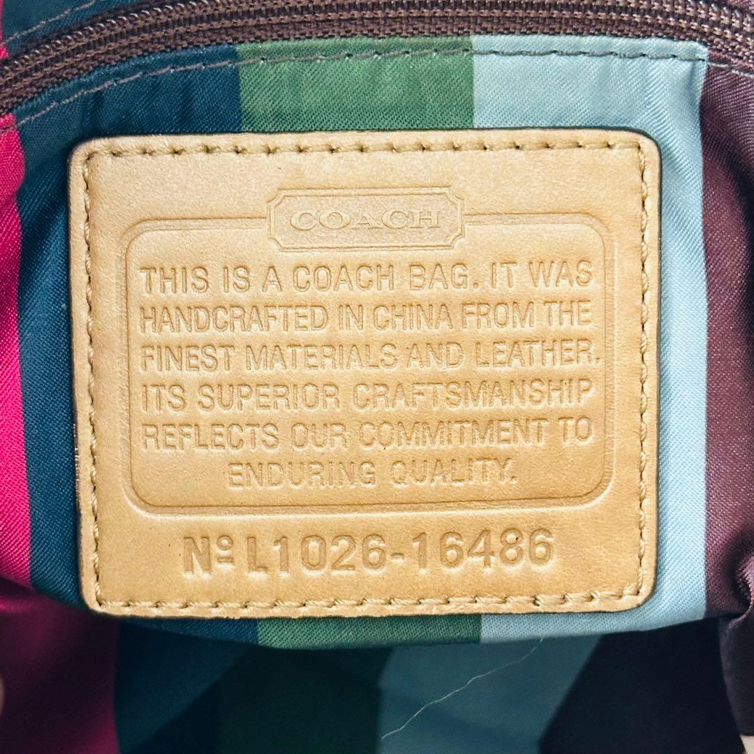 Y2K COACH Poppy Double Pocket 2way Bag ① 17