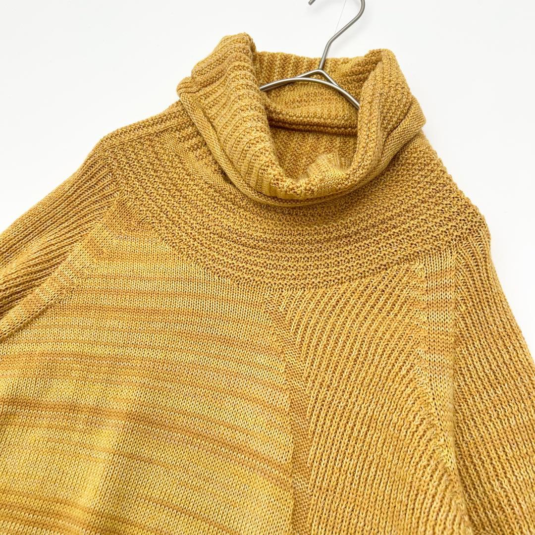 美品✨tamaki niime タマキニイメ　ニット　タートルネック　イエロー 3