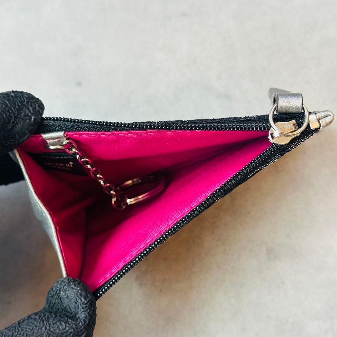 COACH シグネチャー コインケース　カードケース　シルバー　ネイビー 10