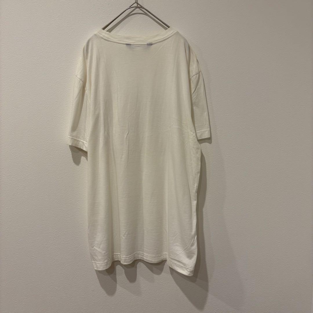 ジープ Tシャツ 半袖 アメリカ国旗 ワッペン ビッグロゴ ホワイト 白　XL 7