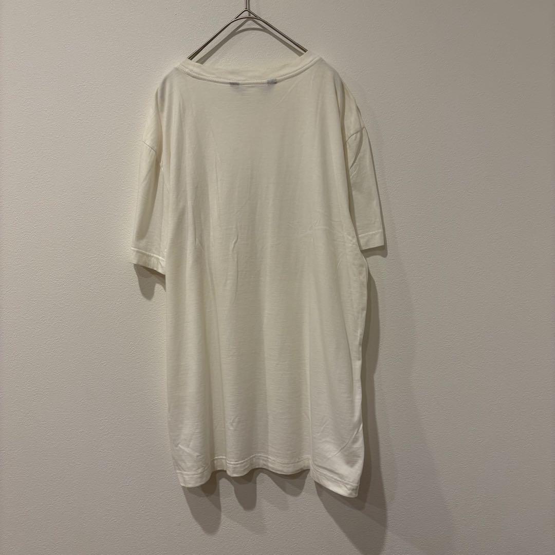 ジープ Tシャツ 半袖 アメリカ国旗 ワッペン ビッグロゴ ホワイト 白　XL 8