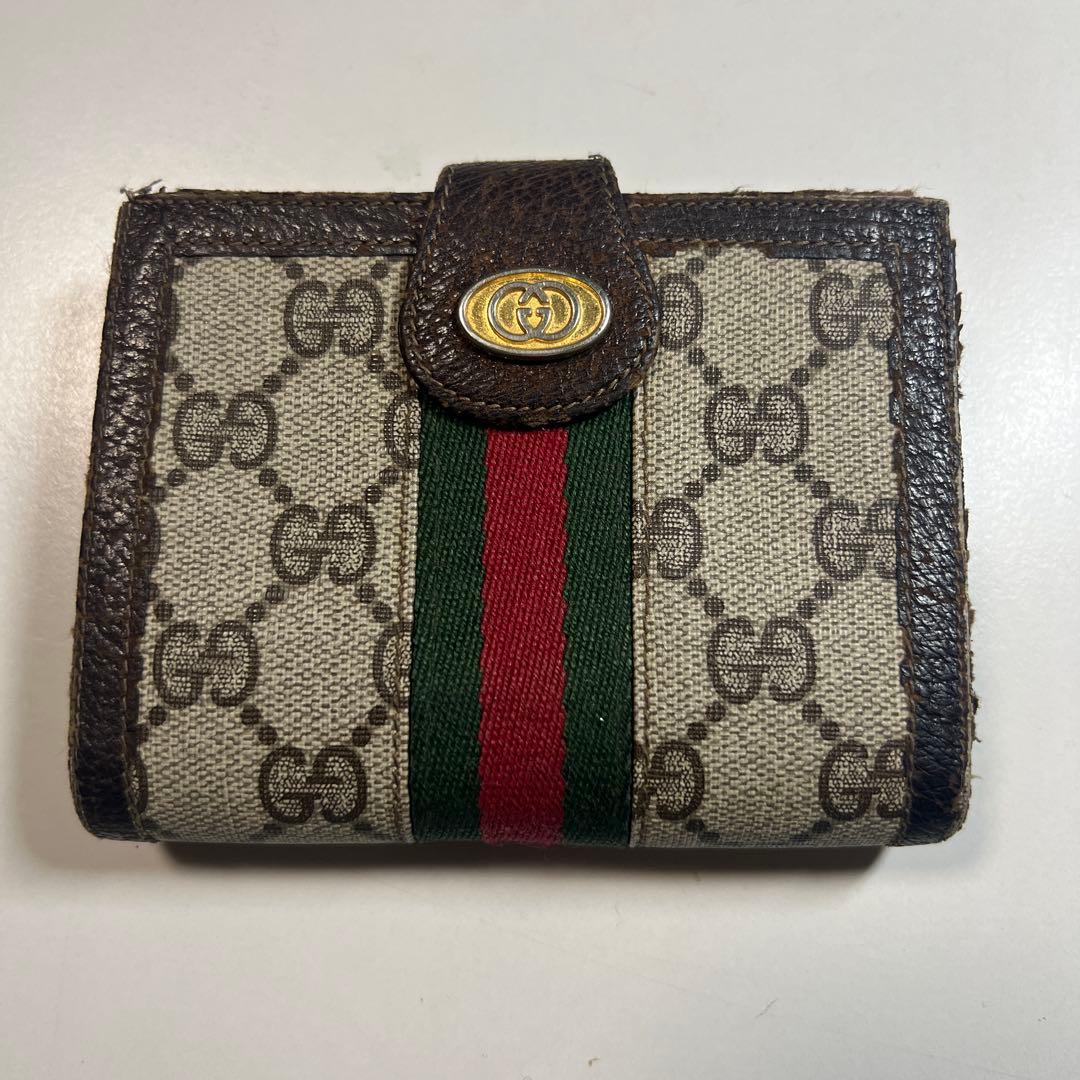 GUCCI グッチ ジャンク レザー シェリーライン 刻印あり