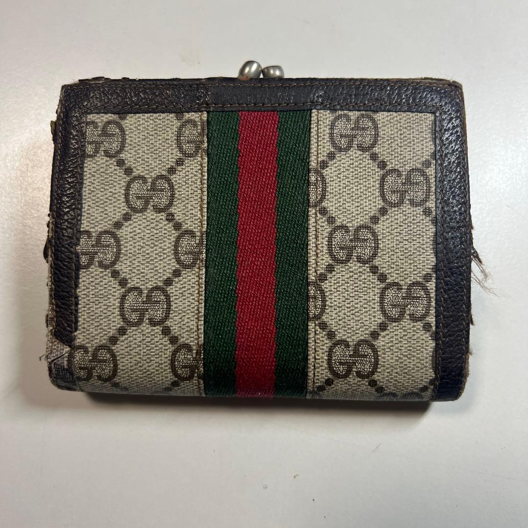 GUCCI グッチ ジャンク レザー シェリーライン 刻印あり 2
