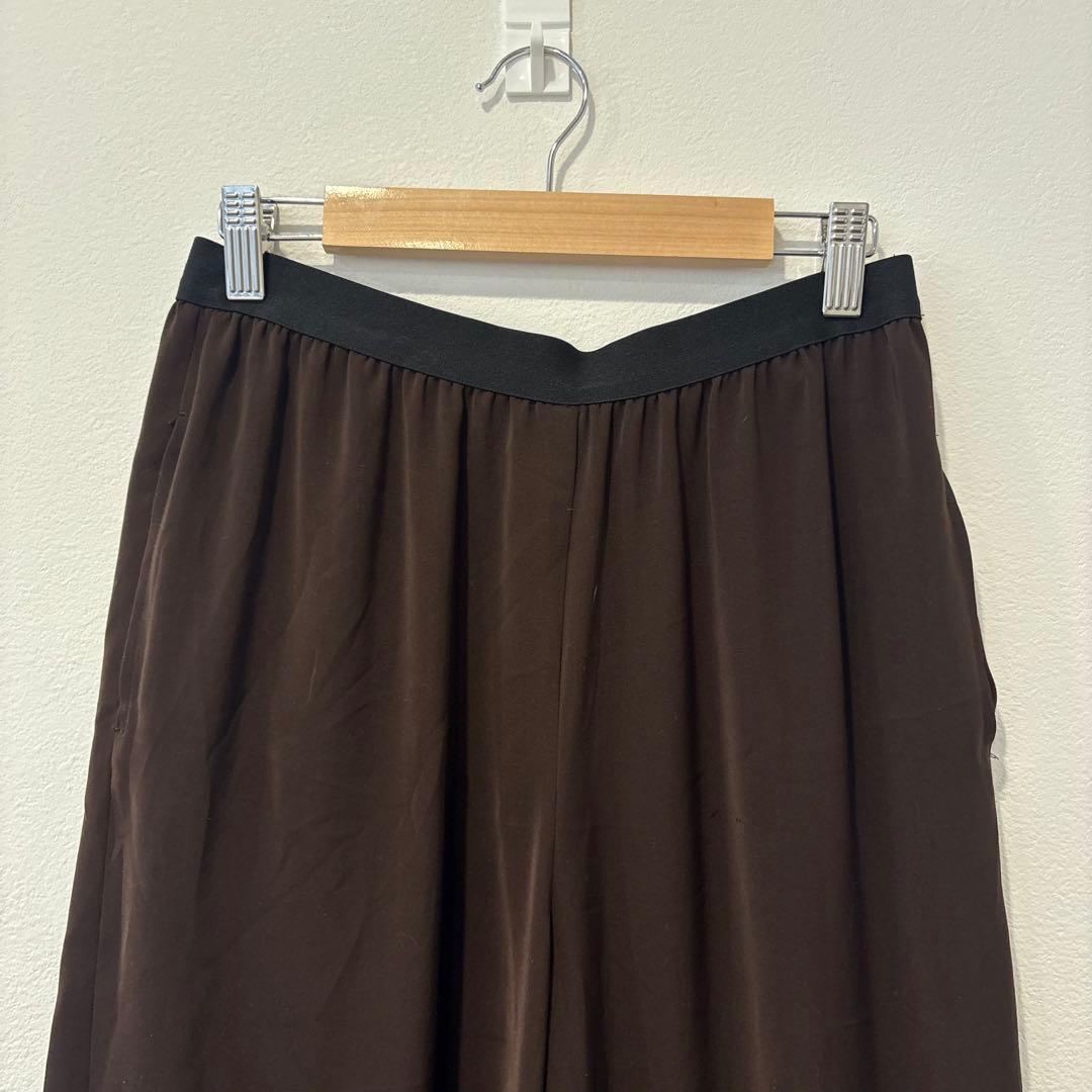 HIROKO BIS ガウチョ パンツ 茶 ブラウン　11 M相当 ワイド 2