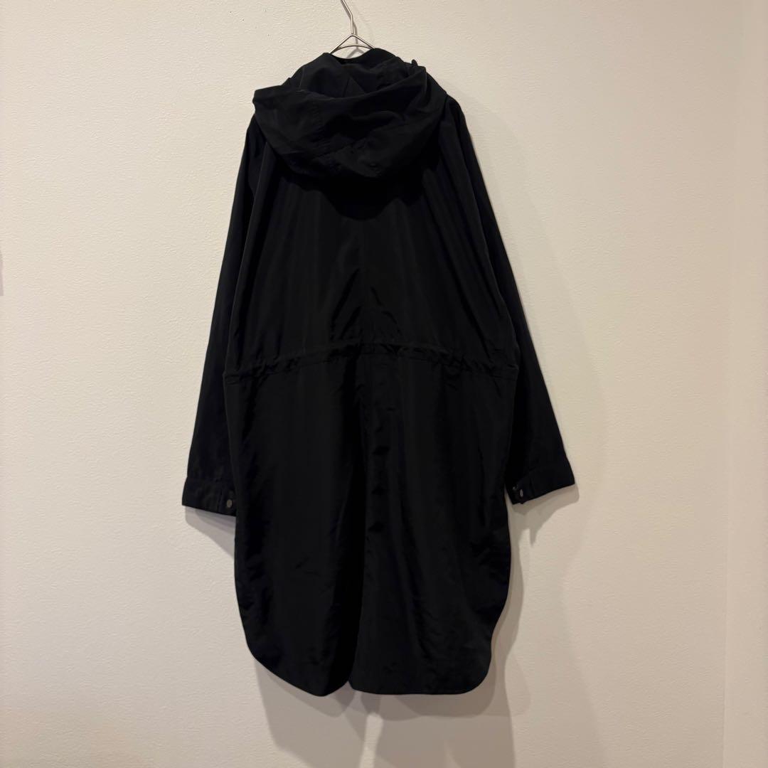 G2000 WOMAN モッズコート ロング フード 黒　ブラック32 34 11