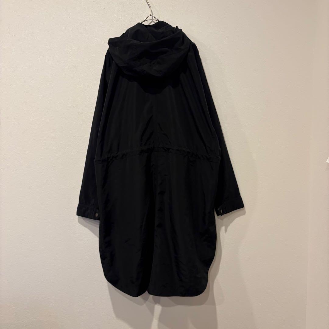 G2000 WOMAN モッズコート ロング フード 黒　ブラック32 34 12