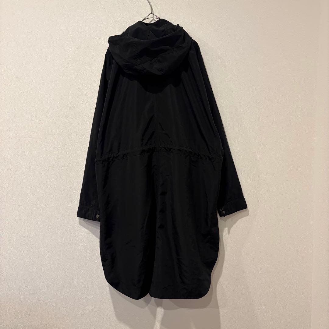 G2000 WOMAN モッズコート ロング フード 黒　ブラック32 34 10