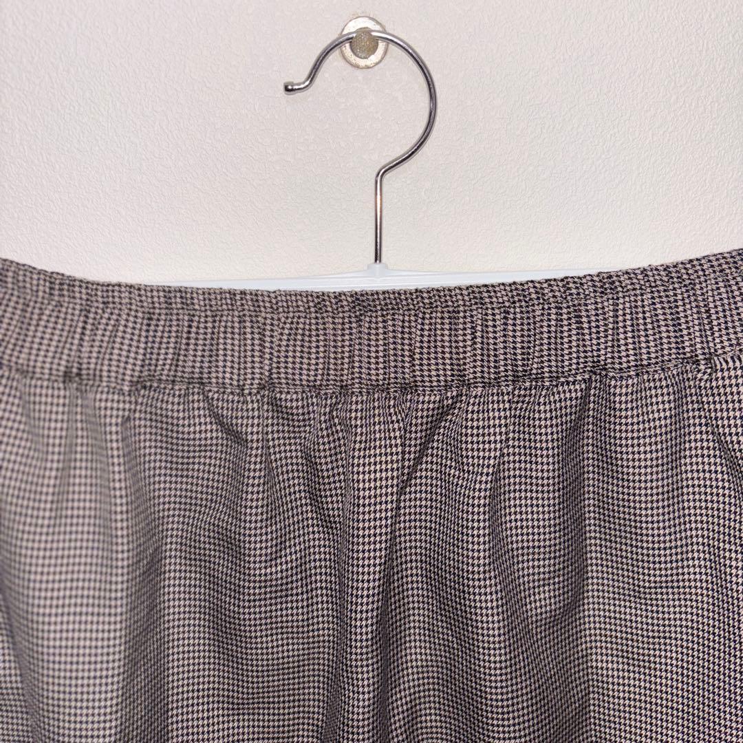 Ehyphen world gallery PEACEチェック柄スカートd738 3