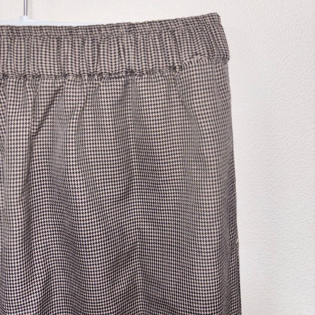 Ehyphen world gallery PEACEチェック柄スカートd738 7