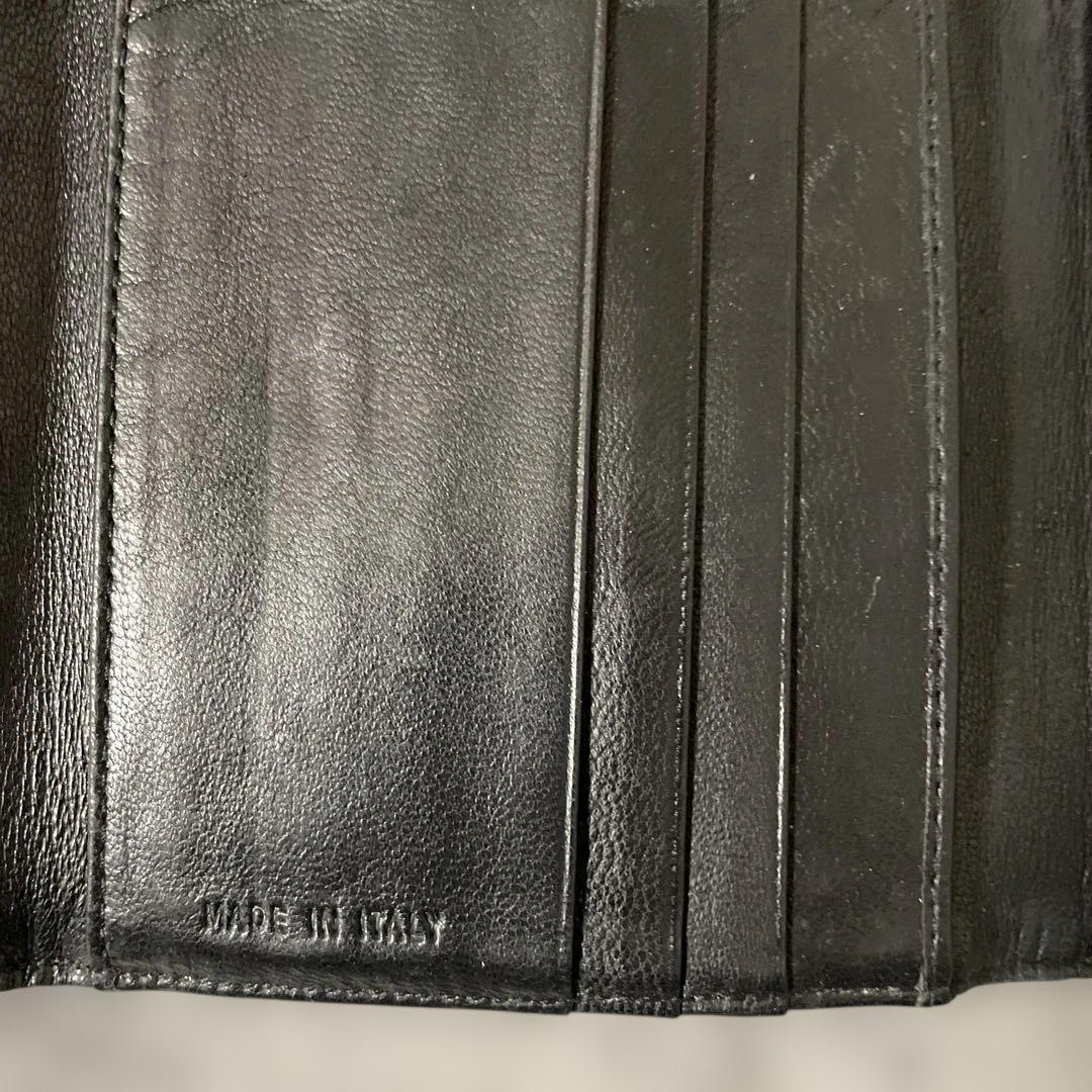 PRADA ブラック 三つ折り財布 4
