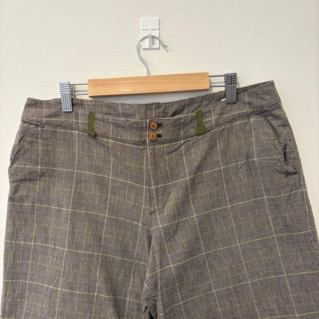 スイヴィ ハーフパンツ チェック柄 ブラウン 74-78 グレンチェック　大きい 2