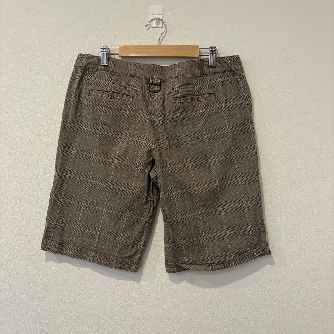 スイヴィ ハーフパンツ チェック柄 ブラウン 74-78 グレンチェック　大きい 5