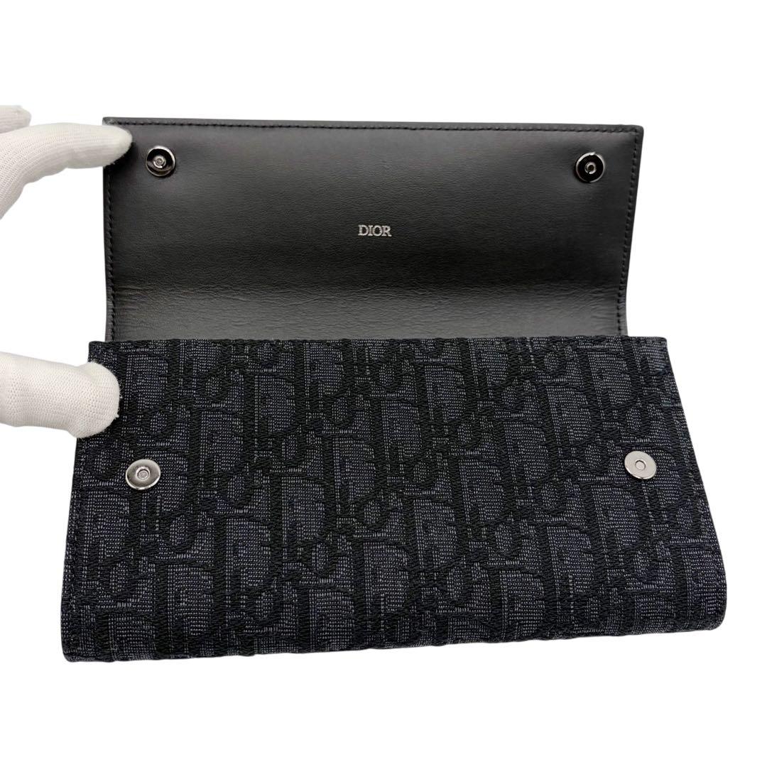 ⭐️ほぼ未使用⭐️ ディオール オブリーク ロングフラップウォレット 4
