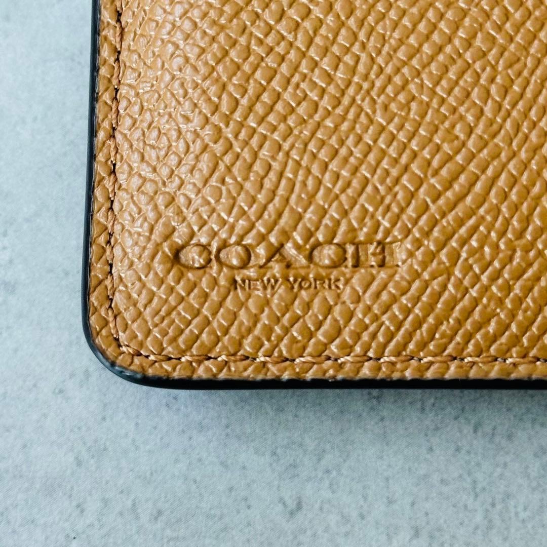 COACH ミディアム コーナー ジップ ウォレット　ホワイト系 13