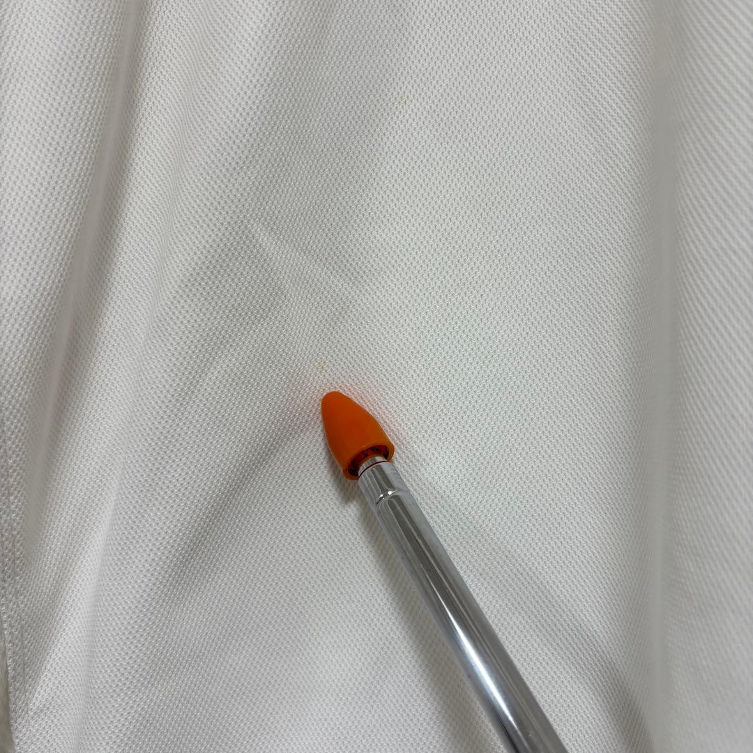 PARADISO GOLF メンズポロシャツボーダーゴルフ L ホワイトd757 15