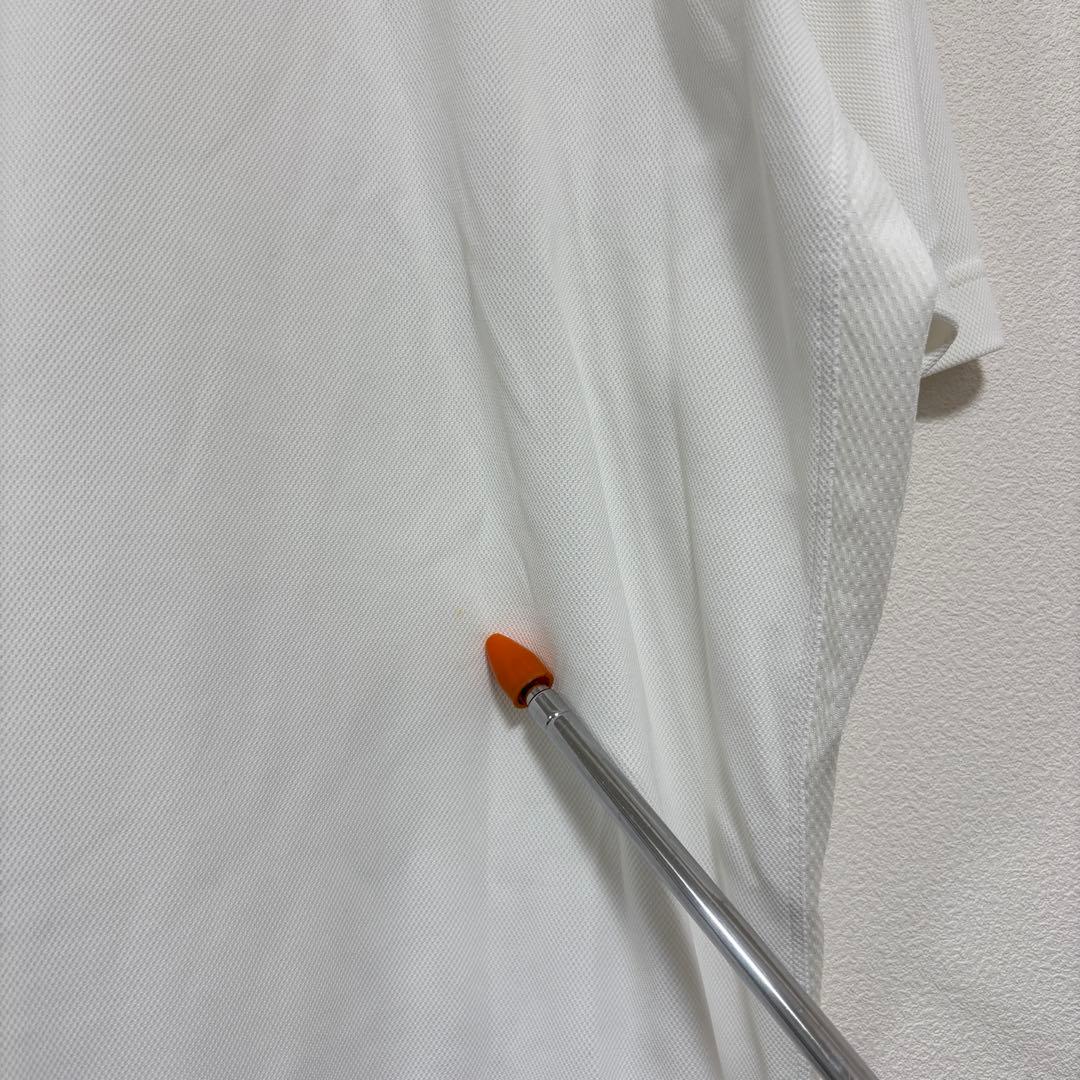 PARADISO GOLF メンズポロシャツボーダーゴルフ L ホワイトd757 17