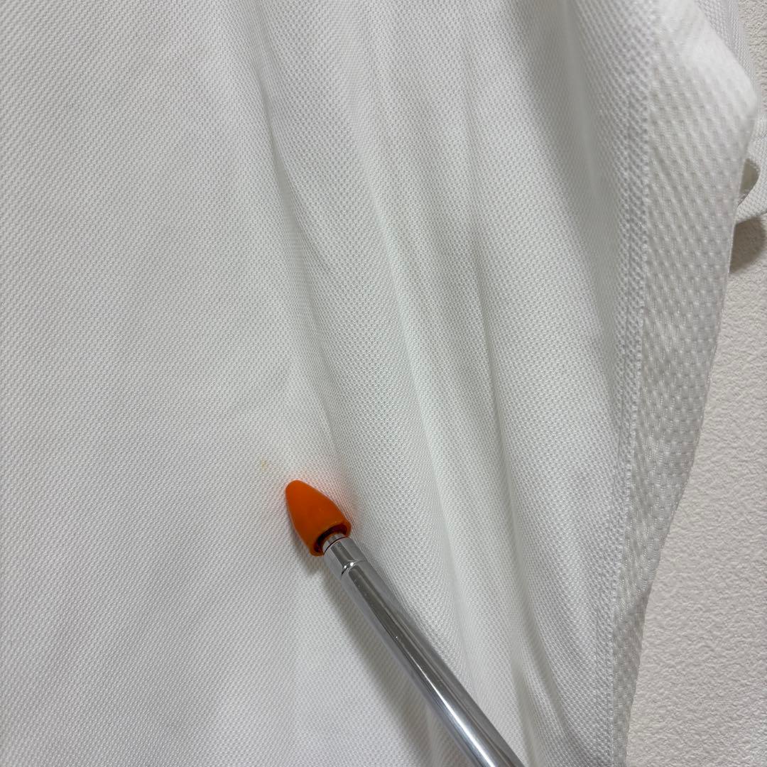 PARADISO GOLF メンズポロシャツボーダーゴルフ L ホワイトd757 18