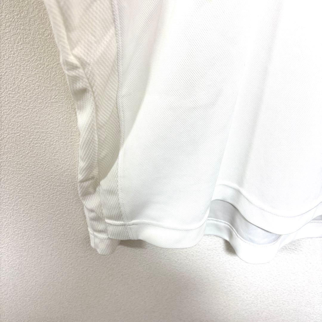 PARADISO GOLF メンズポロシャツボーダーゴルフ L ホワイトd757 6