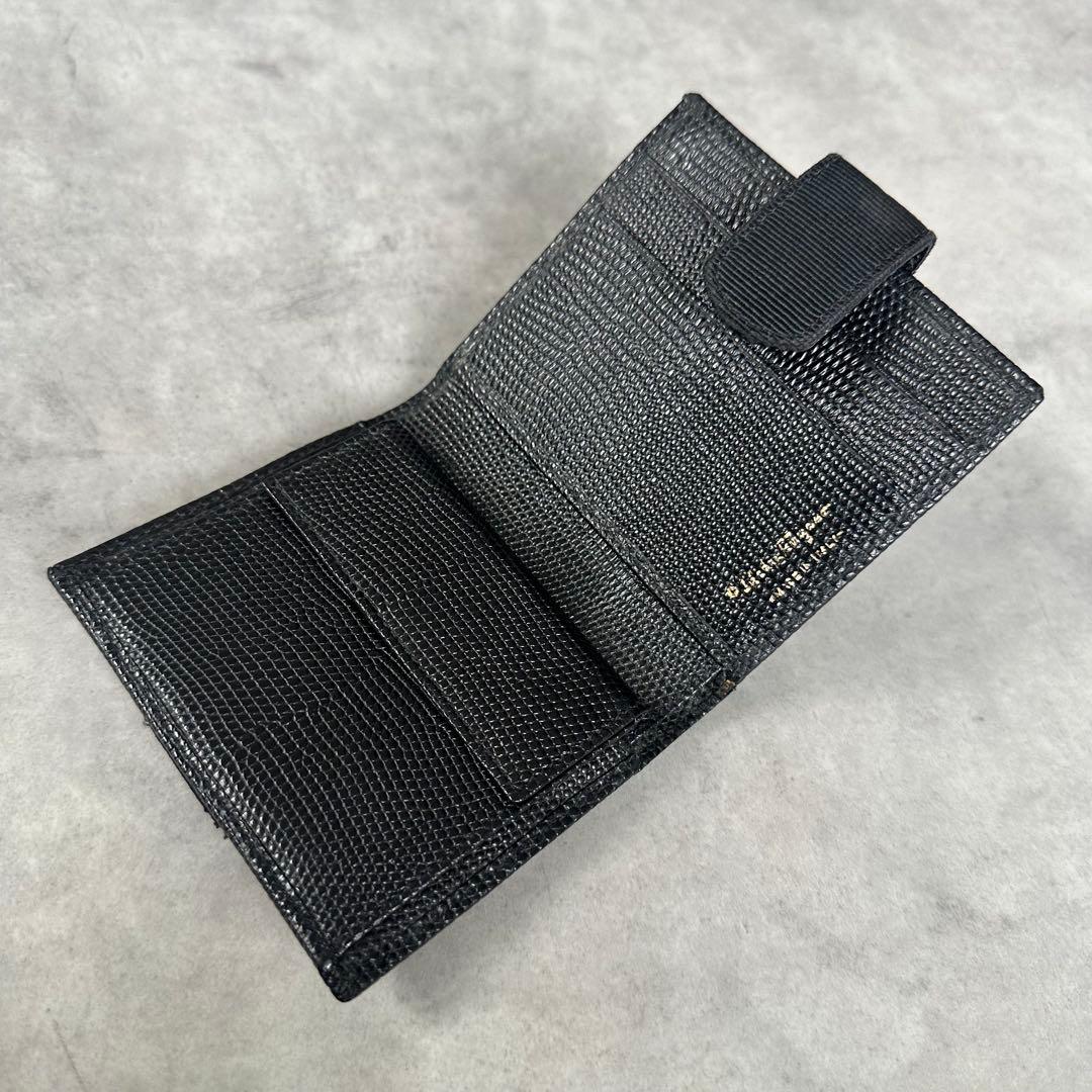 Salvatore Ferragamo ヴァラ リザード型押し 二つ折り財布 9