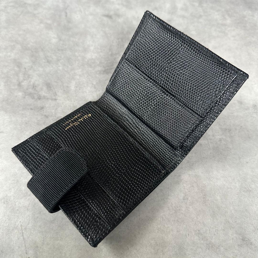 Salvatore Ferragamo ヴァラ リザード型押し 二つ折り財布 10