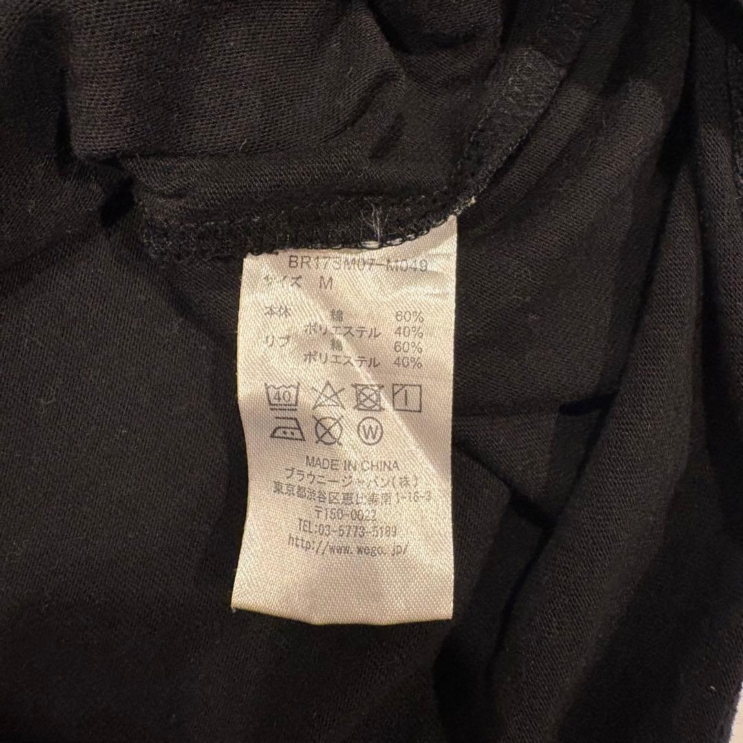 ブラウニー BROWNY Tシャツ 半袖 ARMY ロゴ 黒 ブラック　M 6