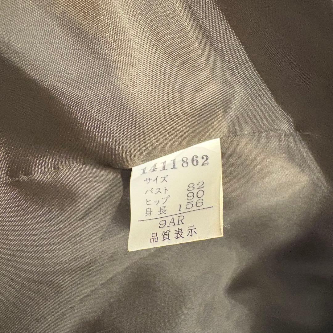 トレスビエノ セットアップ ジャケット スカート ペイズリー 総柄 9AR 緑 8