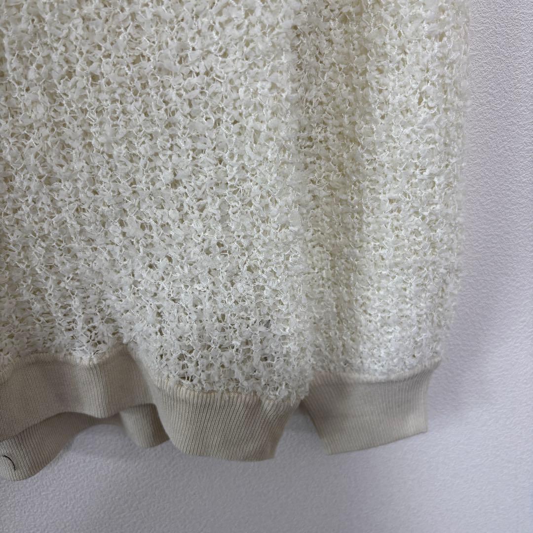 Wrapin nine シャギーシアーニットセーターサイズFクルーネックd714 11