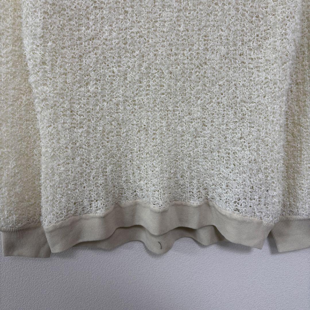 Wrapin nine シャギーシアーニットセーターサイズFクルーネックd714 12