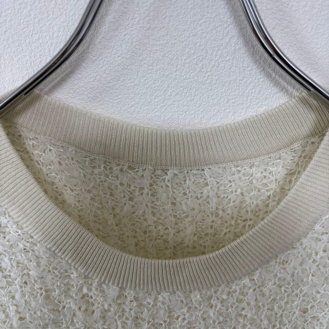 Wrapin nine シャギーシアーニットセーターサイズFクルーネックd714 3